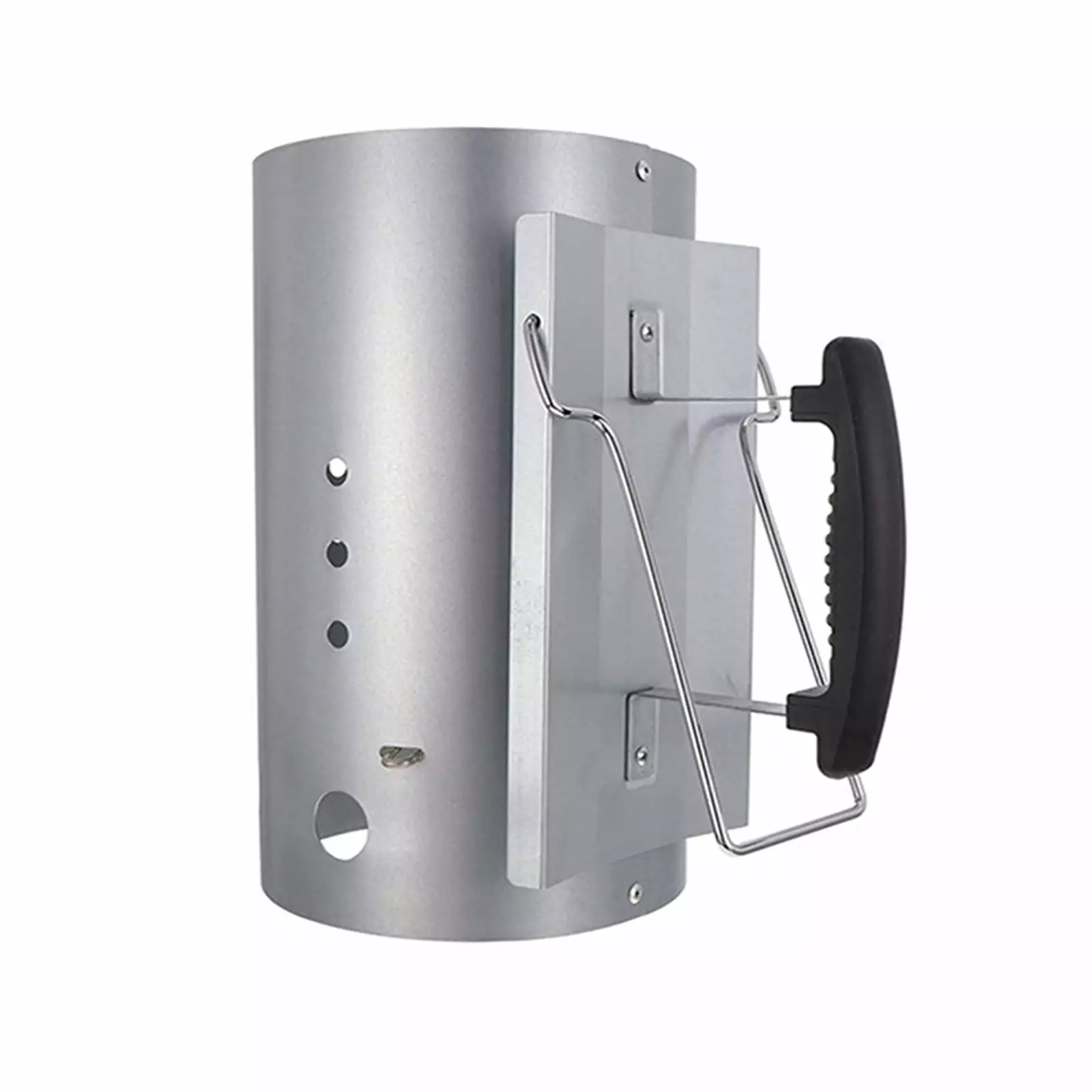 LMEEOR Stainless Steel Rotisserie Charcoal Grill Outdoor Barbecue Rack Backyard Patio Parties One