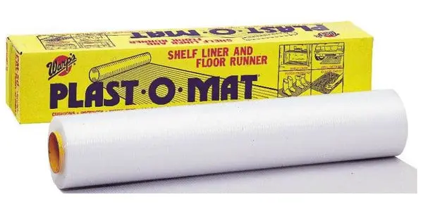 Warp's PM-50-W Plast-O-Mat White Plastic Rug Runner 30 x 50 Feet Floor Protector