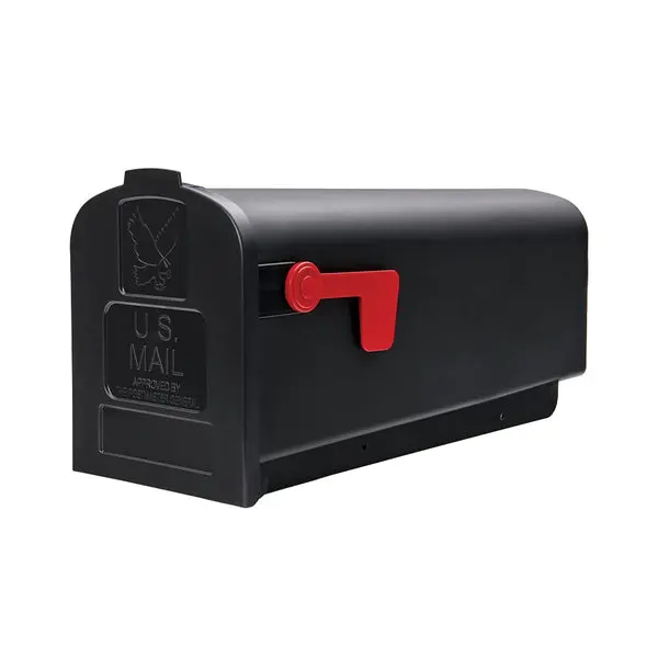 Gibraltar Mailboxes PL10B0AM Parson Rural Mailbox Black