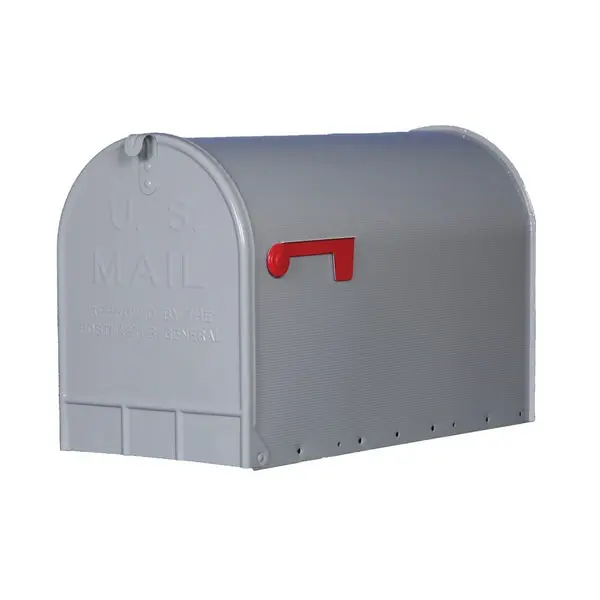 Gibraltar ST2000AM Galvanized Steel Rural Mailbox Durable Outdoor Use