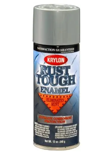 Krylon RTA9213 Rust Tough Rust Preventative Enamel 12 Oz Aluminum