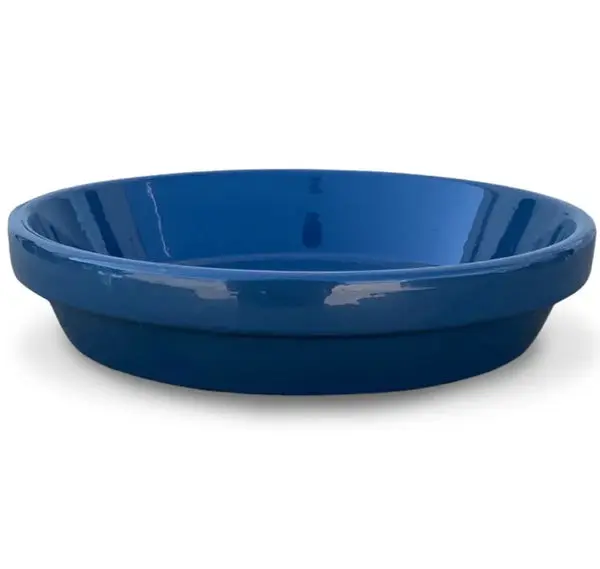 Ceramo Powder Coated Ceramic Saucer 7.75 Inch Plant Pot Tray Sand Beige