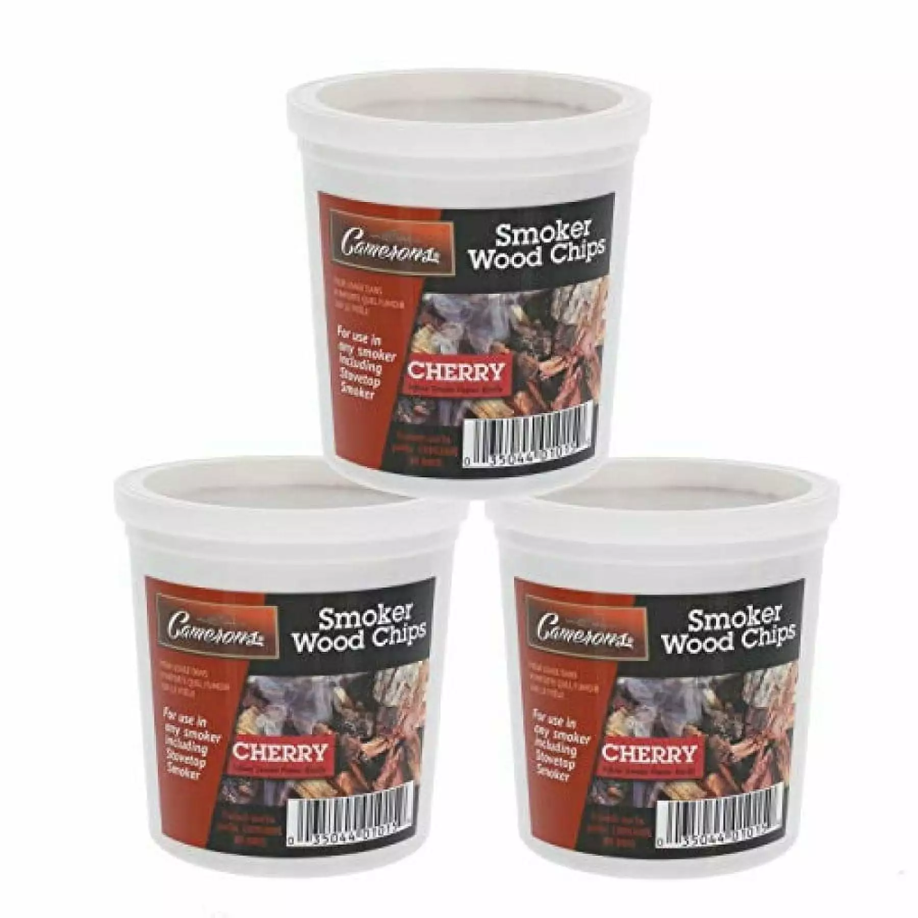 100% Natural Cherry Wood Smoker Sawdust Shavings 3 Pack Smoking and Grilling