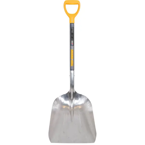 True Temper 1670900 Aluminum Scoop D-Grip on Hardwood Handle #10