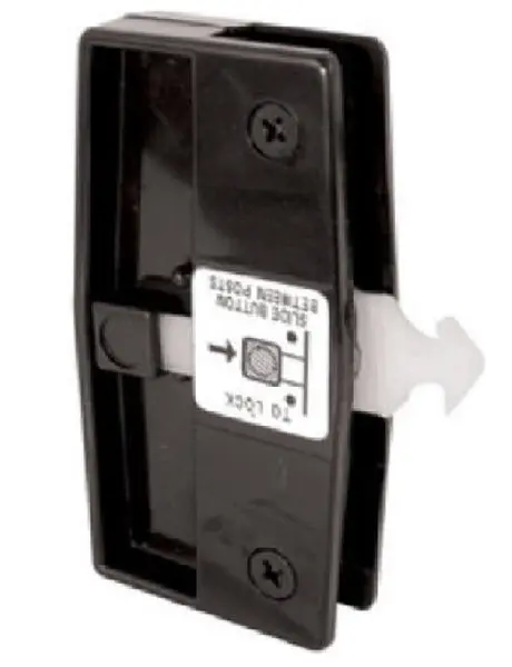 Prime-Line 165 Screen Door Latch and Pull Security Lock Black Safety Prime Line