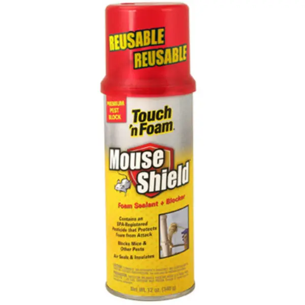 Touch 'n Foam 4001012506 Mouse Shield Foam Sealant & Blocker 12 Oz Pest Control