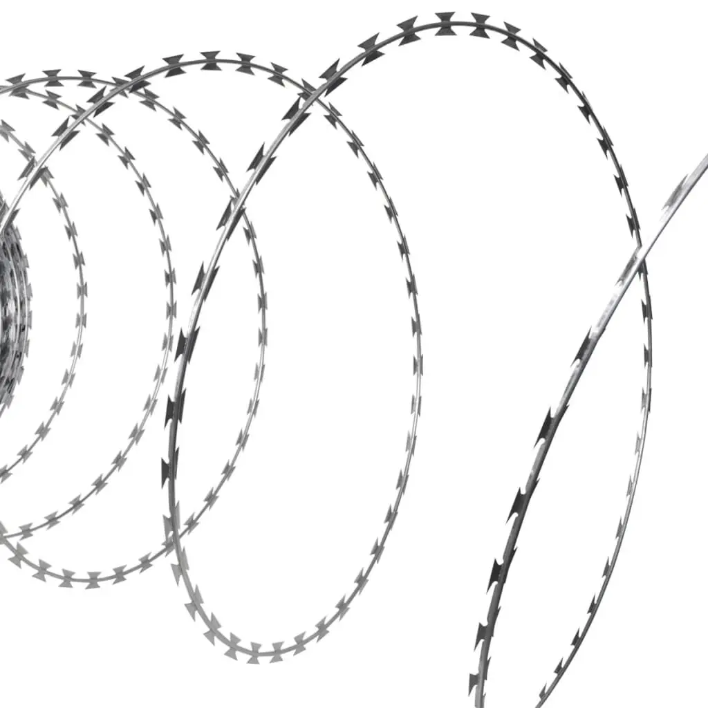 BTO-22 Concertina Razor Wire Galvanized Steel 492.1 Feet Maximum Security Fence