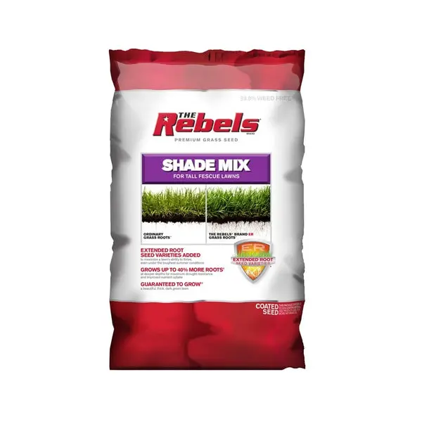 Pennington 100543727 Rebels Tall Fescue Shade Mix Grass Seed 20 Lbs
