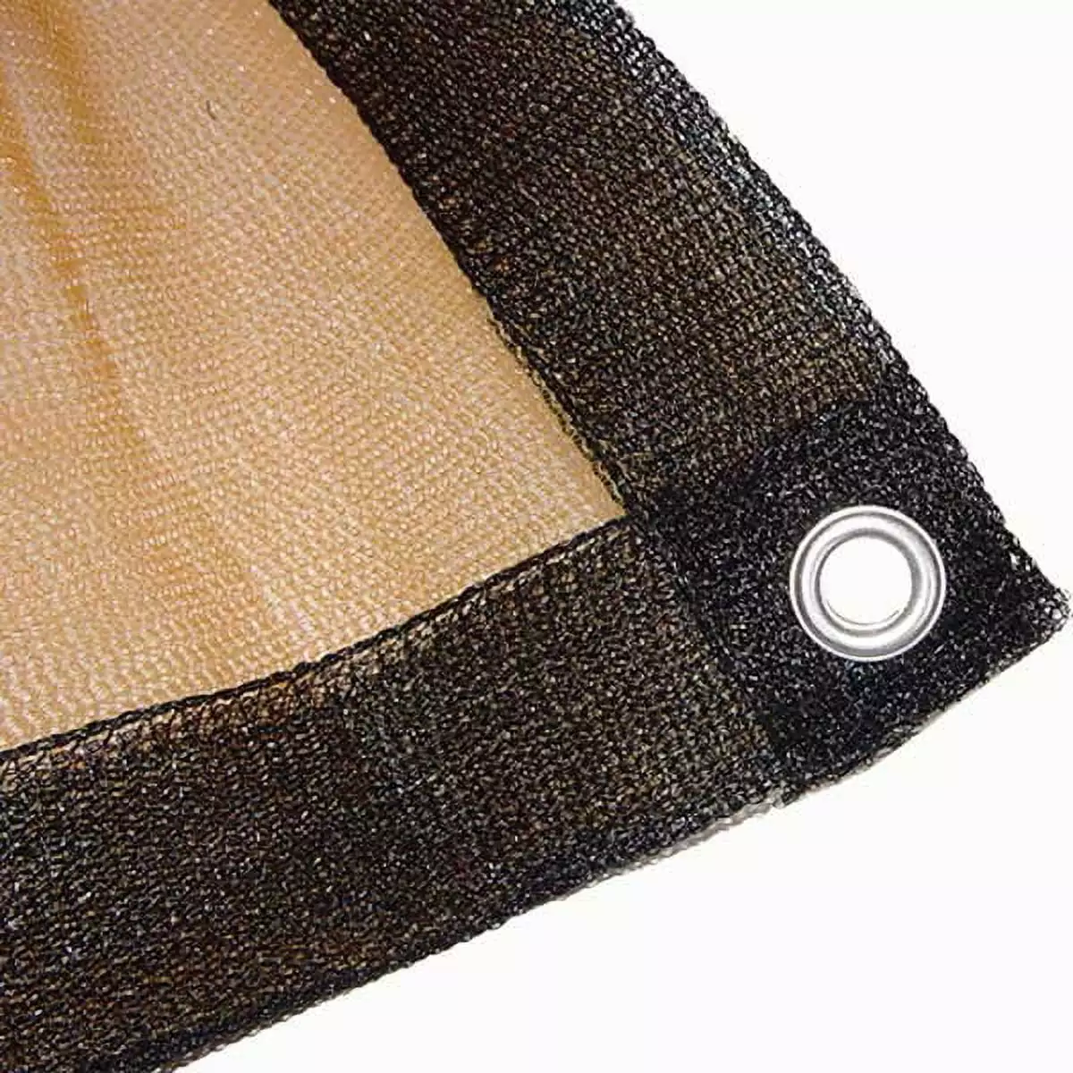 6X20 Foot Tan Shade Net Screen Mesh Netting Tarp UV Canopy Sun Cover Sail Hawk