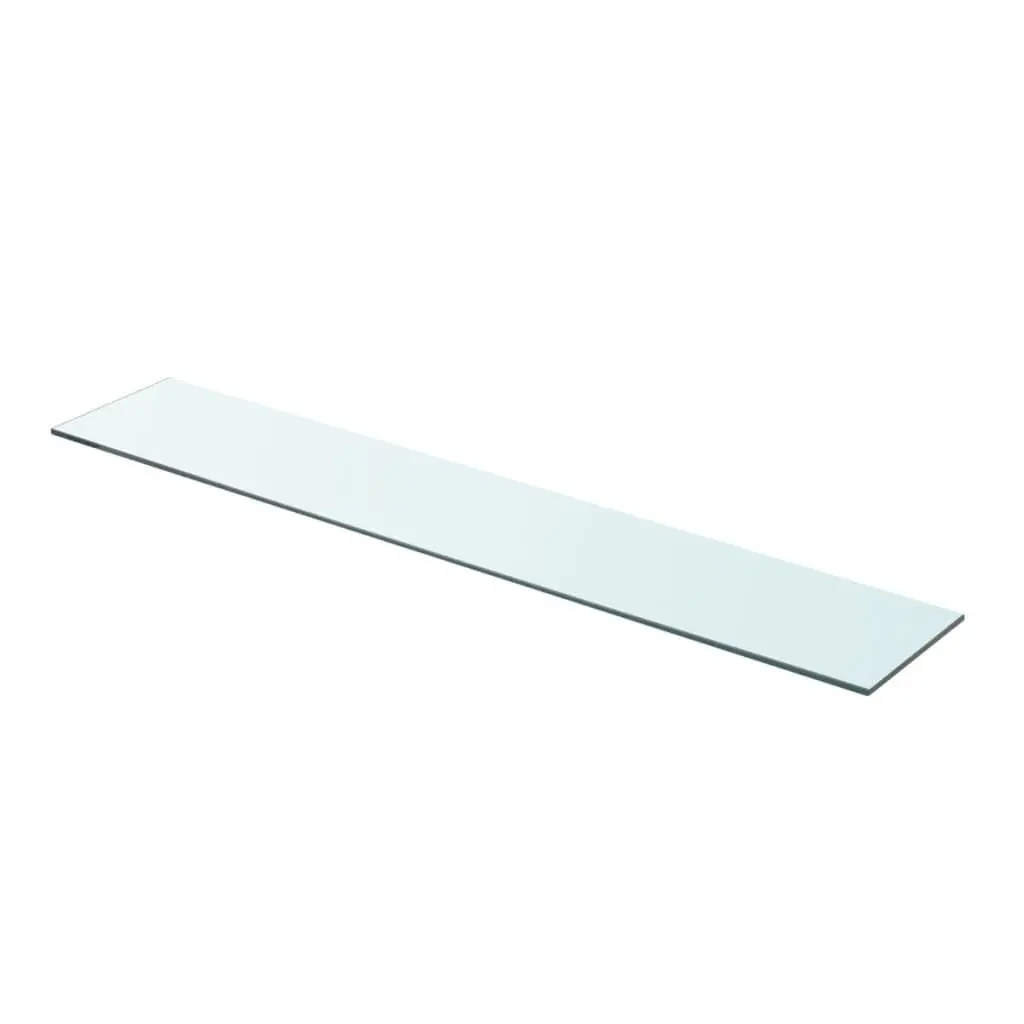 Shelf Panel Glass Clear 35.4x5.9 Inch Floating Shelf Insert