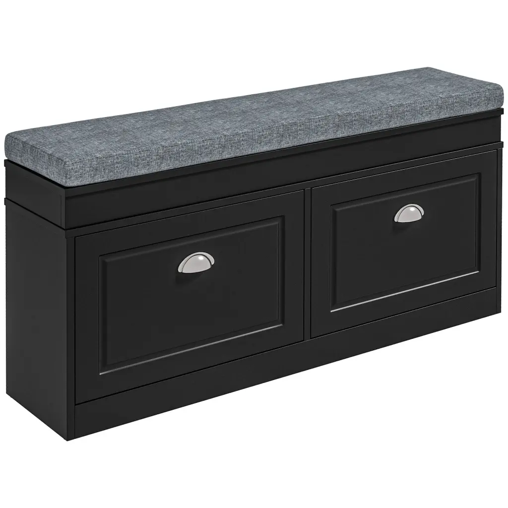 Homcom Modern Shoe Rack Bench Entryway Storage Organizer aosom business