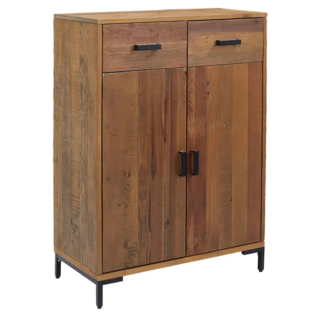 Shoe Rack 29.5x15.7x43.3 Inches Solid Wood Pine Storage Organizer