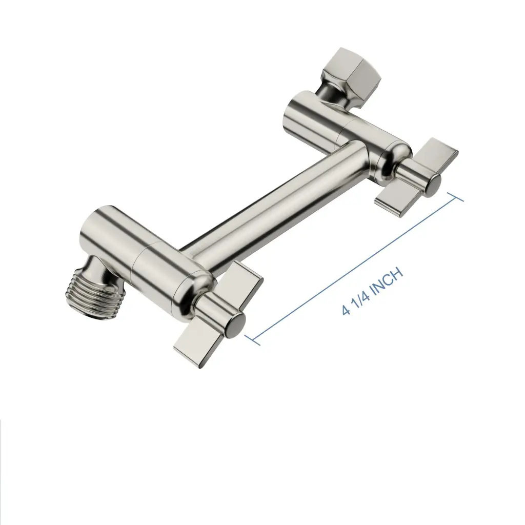 4 Inch Shower Extension Arm Brushed Nickel Stainless Alloy lordear