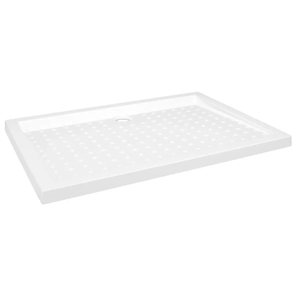 Shower Base Tray Dots White 27.6x39.4x1.6 ABS Bathroom Floor
