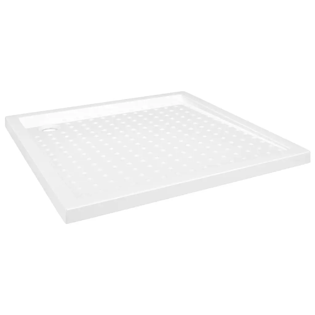 Shower Base Tray Dots White 31.5x31.5x1.6 ABS Bathroom Floor