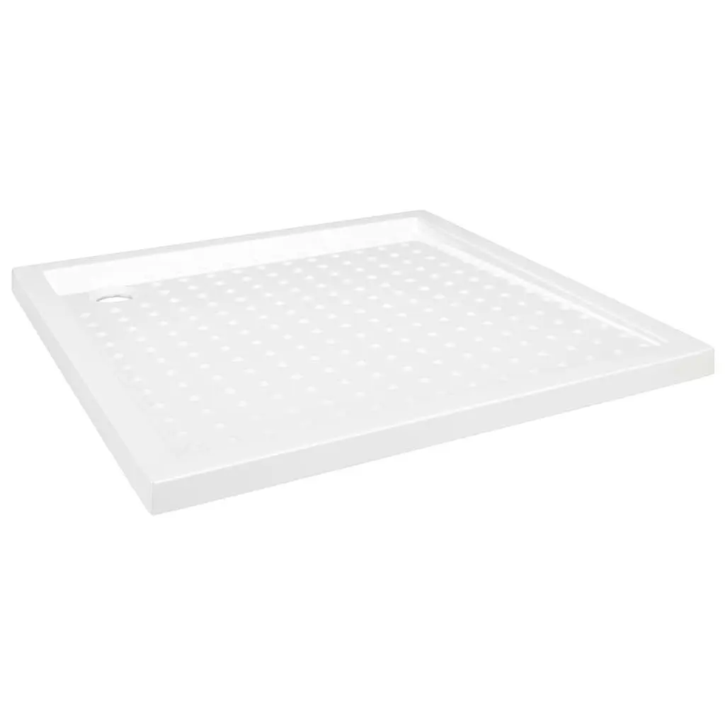 Shower Base Tray Dots White 35.4x35.4x1.6 ABS Bathroom Floor