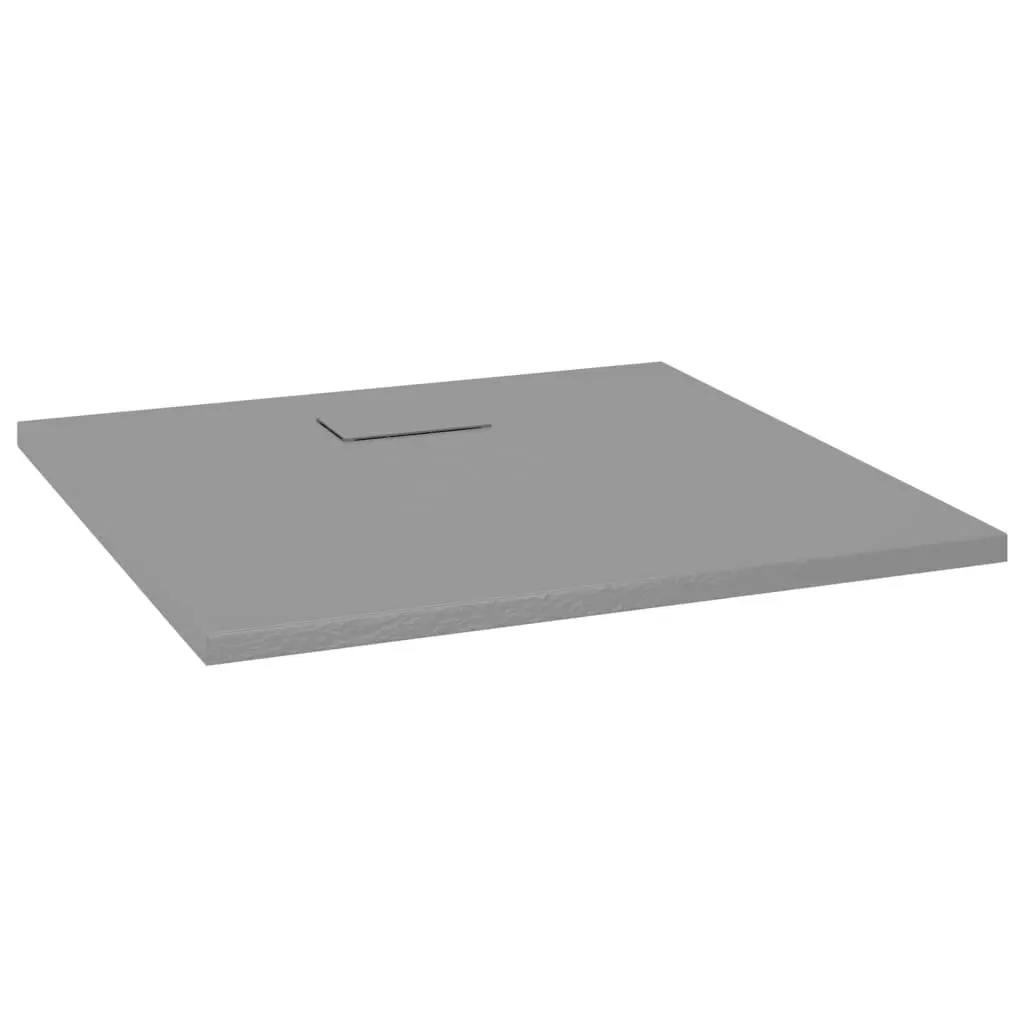 35.4x31.5-Inch Gray SMC Shower Base Tray Standard Bathroom Floor Pan