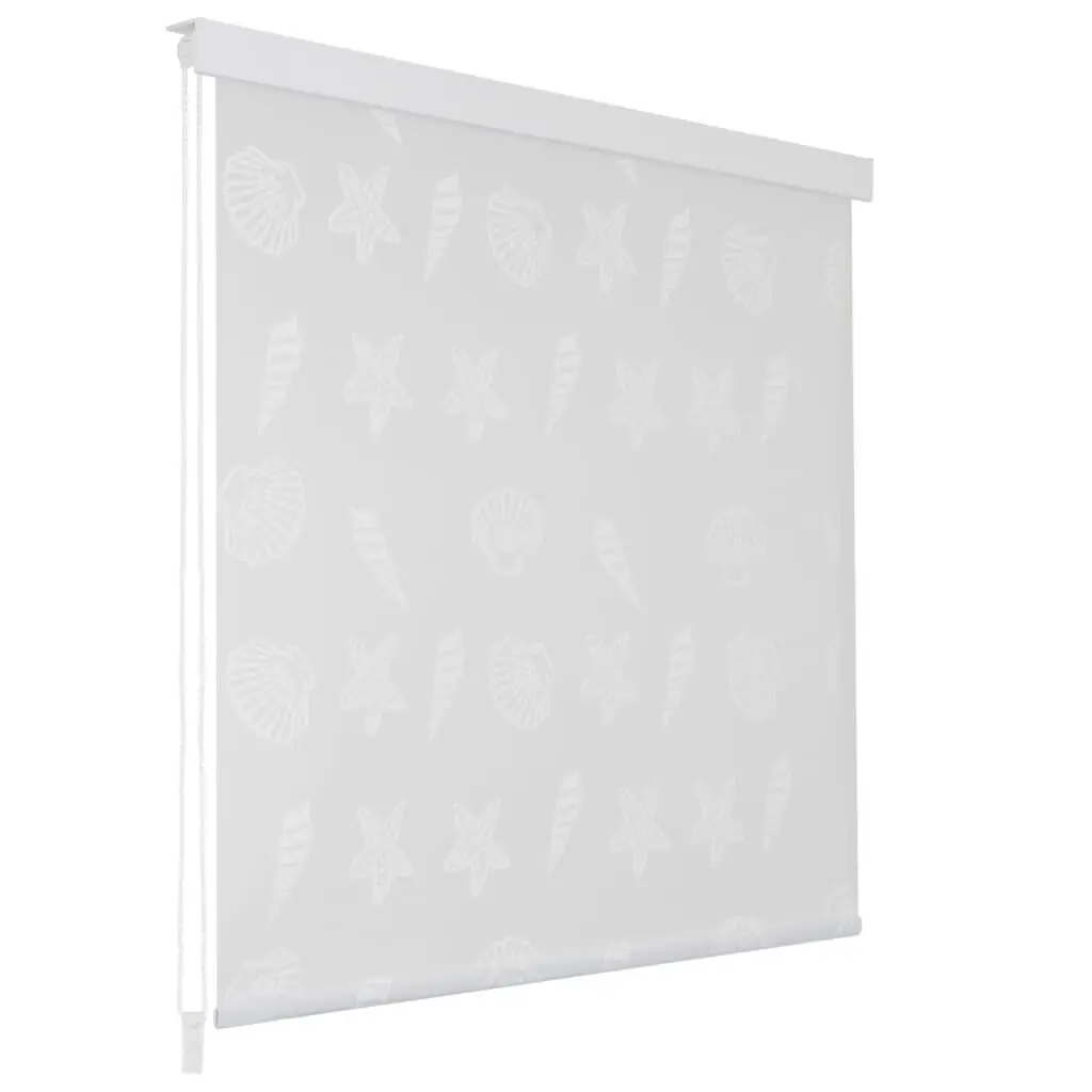 Shower Roller Blind 31.5x94.5 Inches Sea Star Bathroom Accessory