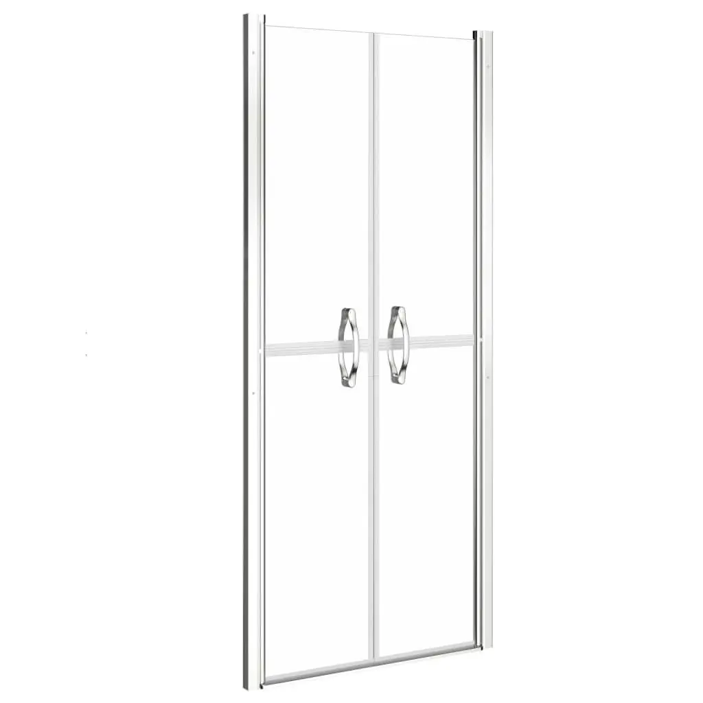 Shower Door Clear ESG 28x74.8 Inches Frameless Glass Bathroom Door