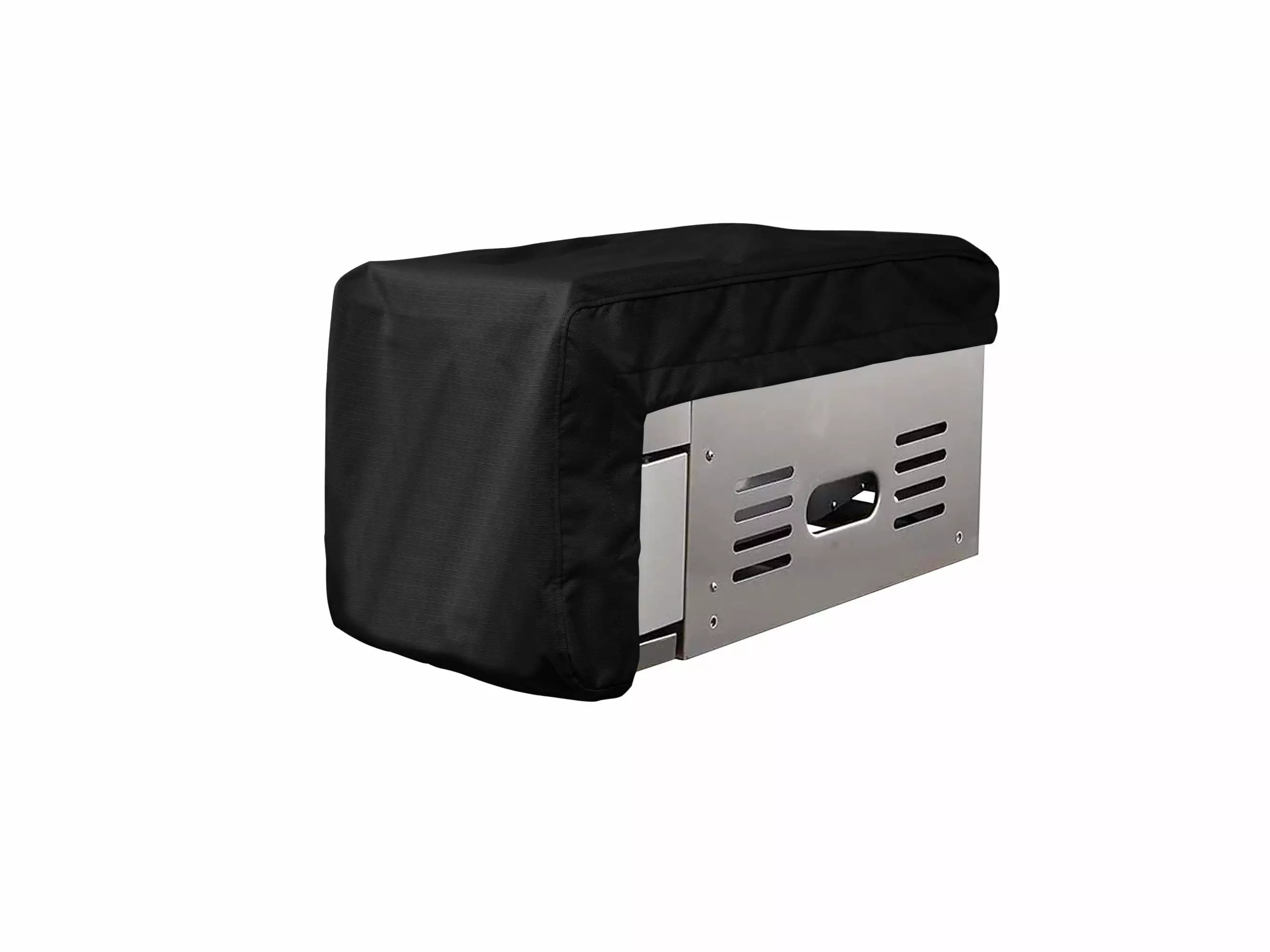 Covermates Built- Side Burner Cover - Heavy Duty Polyester 13.5x23x12 Inches - Ripstop Black 12