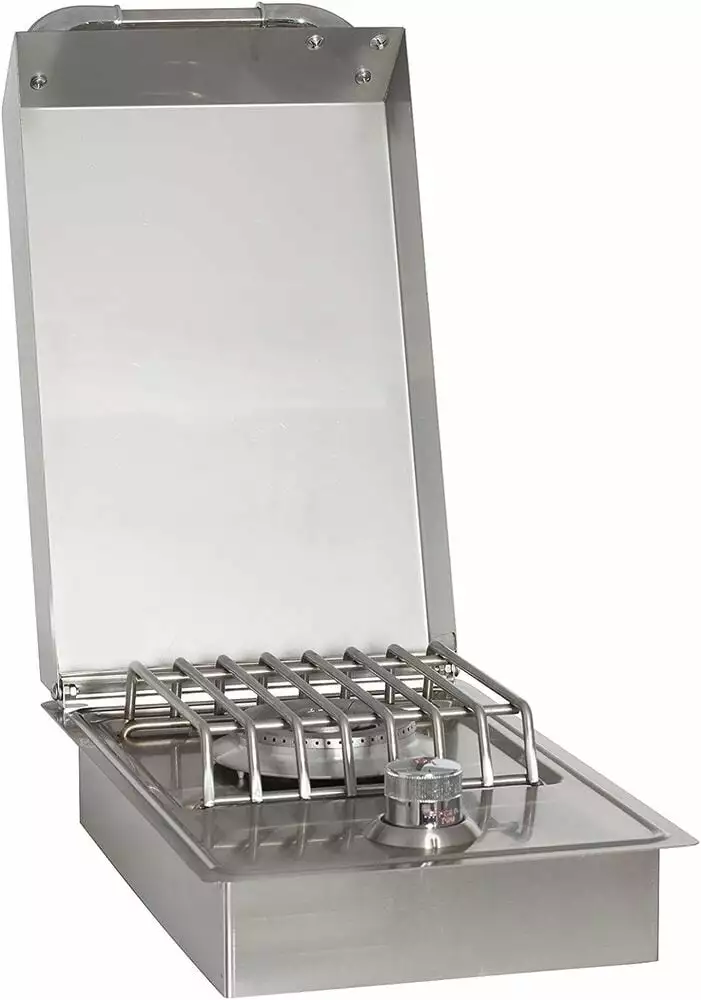 Bull Outdoor Products Stainless Steel Single Side Burner Natural Gas BULL-60009 Information