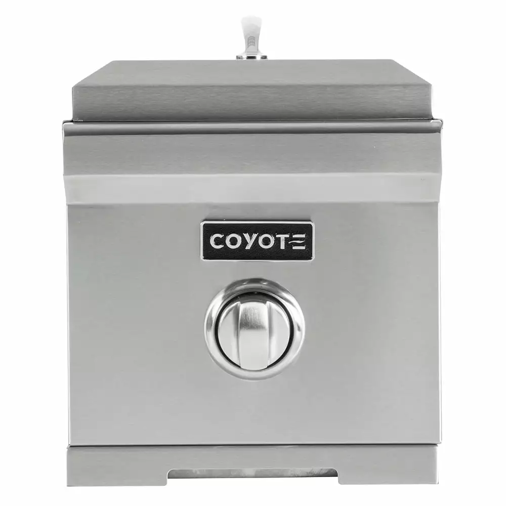 Coyote C1sbng 15.000 BTU Outdoor Built- Natural Gas Side Burner Stainless Steel