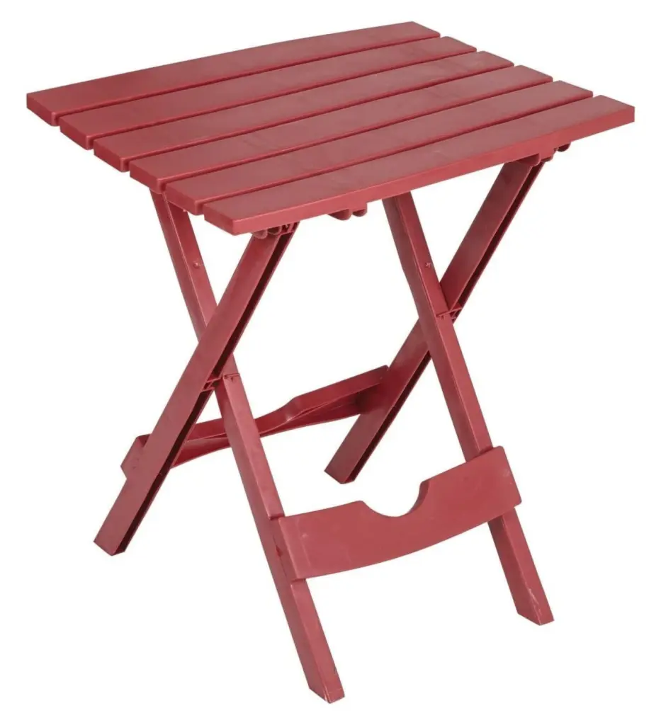 8510-95-3700 Quik-Fold Side Table Merlot CLkPde