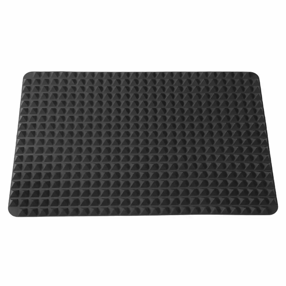 Niovtt Silicone Mat Barbecue Grill Pad Pizza Baking Tray Kitchen Tools Black Information