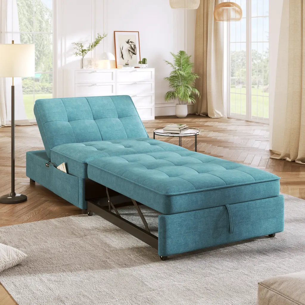 4 1 Sofa Bed Chair Bed Multi Function Folding Ottoman Bed Storage bed best