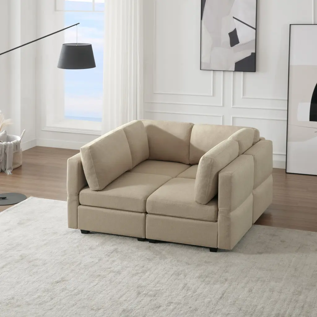 4 Seat Sofa Bed Upholstered Sofa Sleeper Space Saving Sofa Bed 2 Seat Option ui furniture