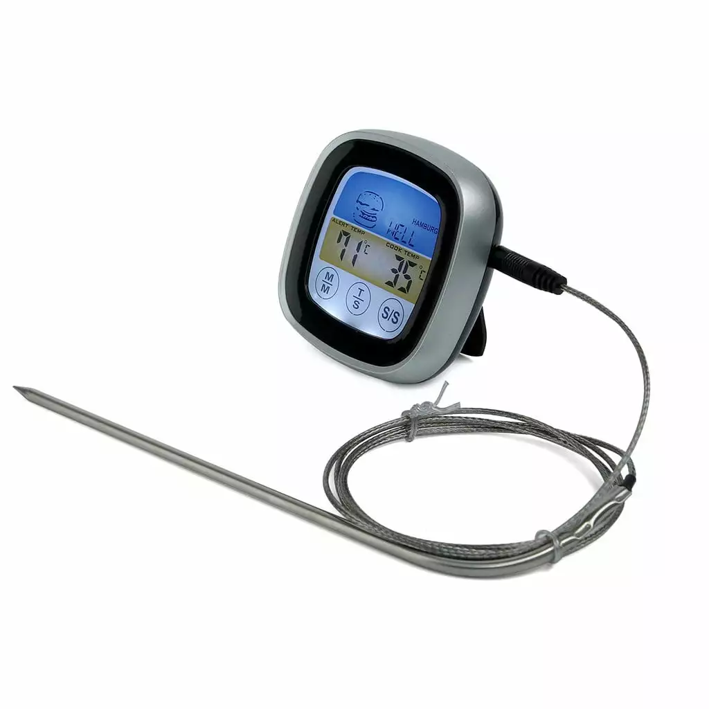 Eguiwyn Wireless LCD Food Grill Remote Thermometer BBQ Meat Kitchen Cooking