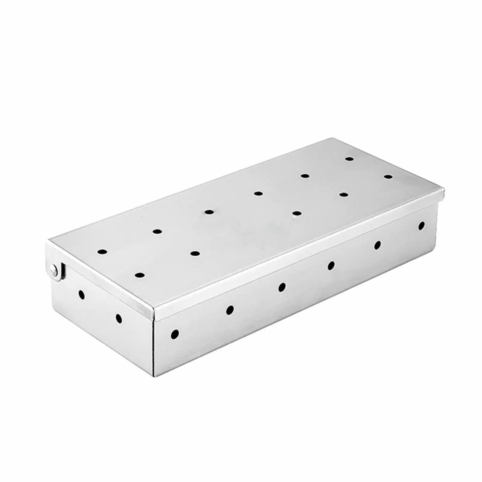 SOWNBV Stainless Steel BBQ Smoker Box Outdoor Grilling - One Size One