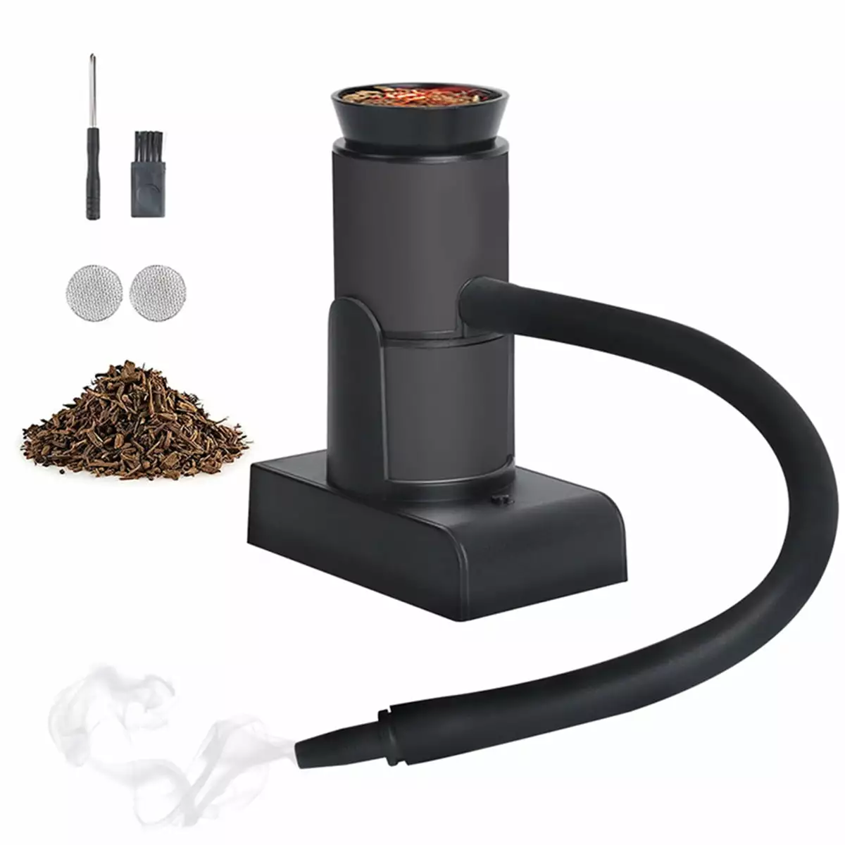 Portable Battery Powered Food Smoker Kit Wood Chips Indoor Cocktail and Food Smoking