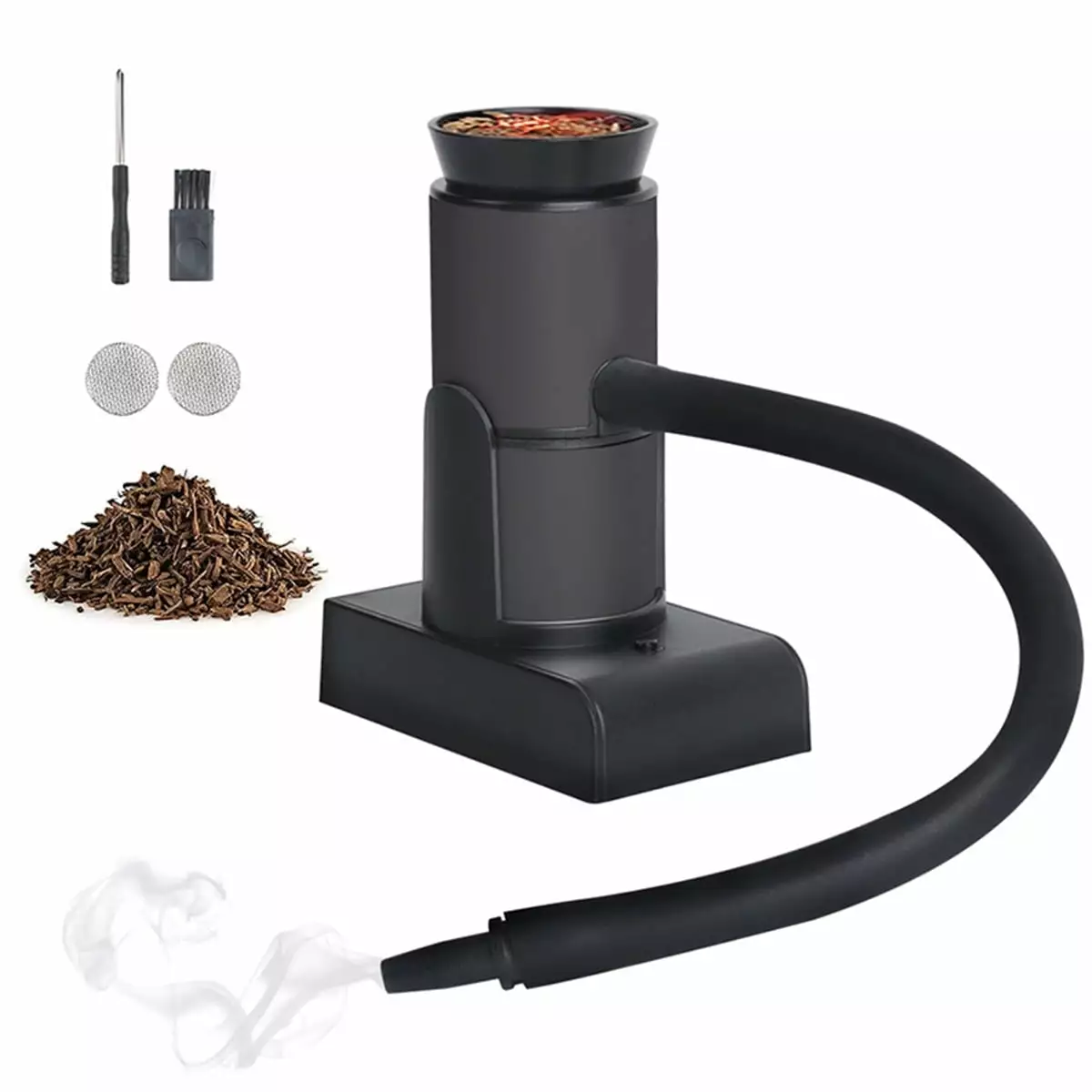 Travel-friendly Battery Powered Food Smoker Kit Wood Chips Indoor Cocktail Smoking
