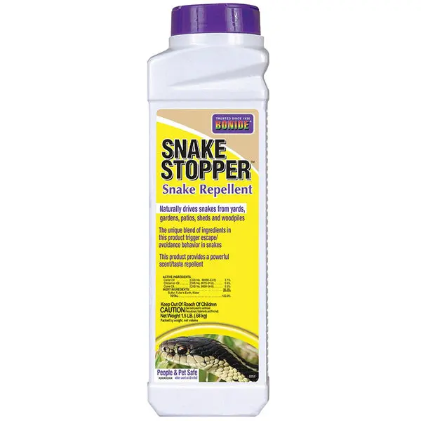 Bonide Snake Stopper Snake Repellent 1.5 lbs Granules Outdoor Protection