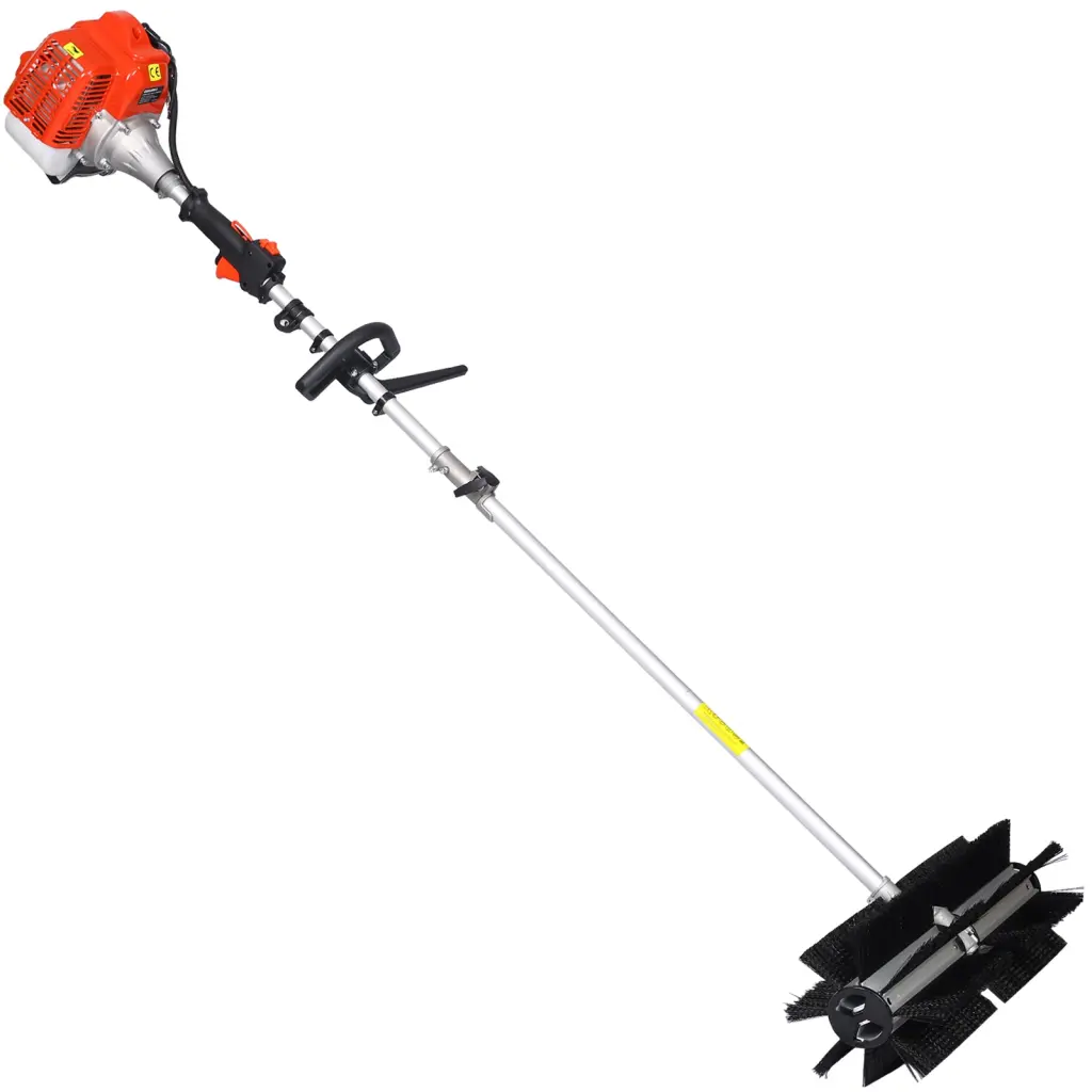 Snow Sweeper Gasoline Powered Broom Sweeper 52Cc 2 Stroke Broom Brush g-h
