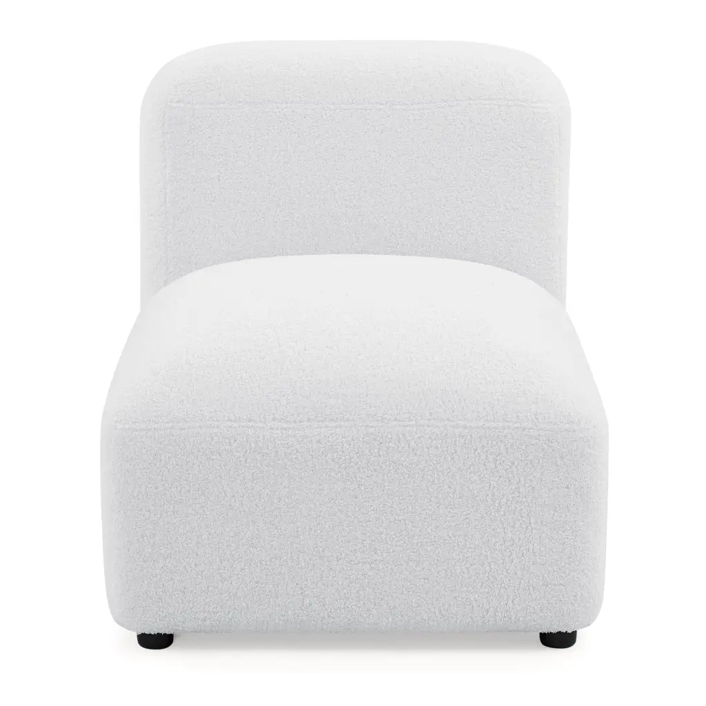 Single Chair Modular Sofa White Foam 1 Seat chuangyuan smart home