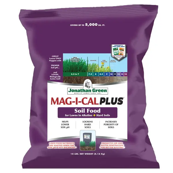 Jonathan Green 11356 MAG-I-CAL Plus Soil Food Alkaline Hard Soil Lawns 5000 SqFt
