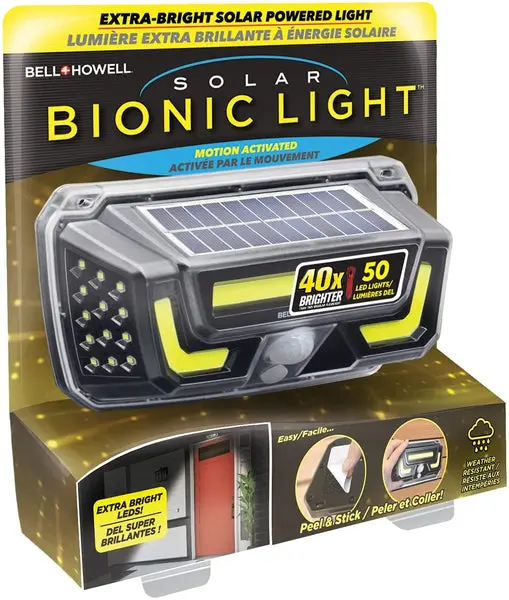 Bell + Howell 7334 Solar Bionic Light Outdoor Plastic Solar Powered Garden Light Bell-Howell