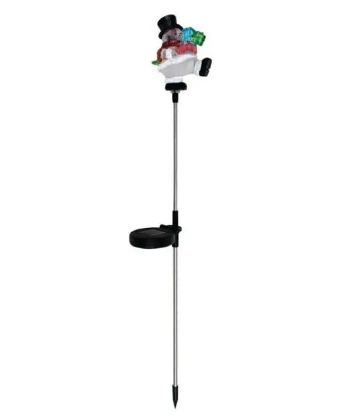 Fusion 17094 LED Solar Snowman Stick Light Holiday Decoration