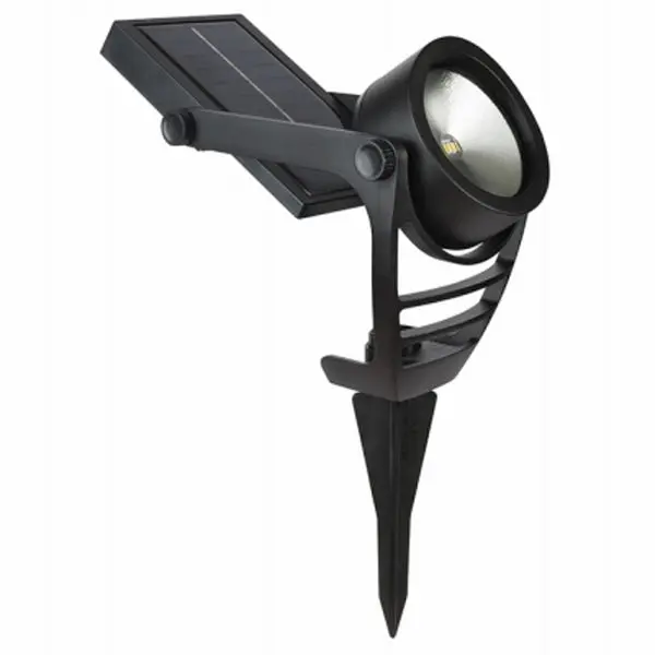 Fusion 26421 Solar Spotlight Wall Mount 100 Lumen Bright Outdoor Light
