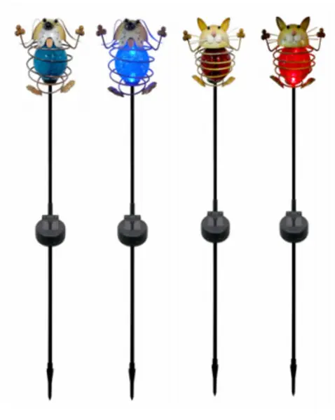 Headwind Consumer 830-1528 Solar Spiral Animal Stake Lights Garden Decor