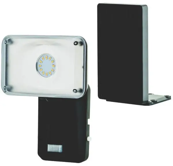 Heath Zenith HZ-1931-BK LED Solar Motion Light Black Outdoor Security Light