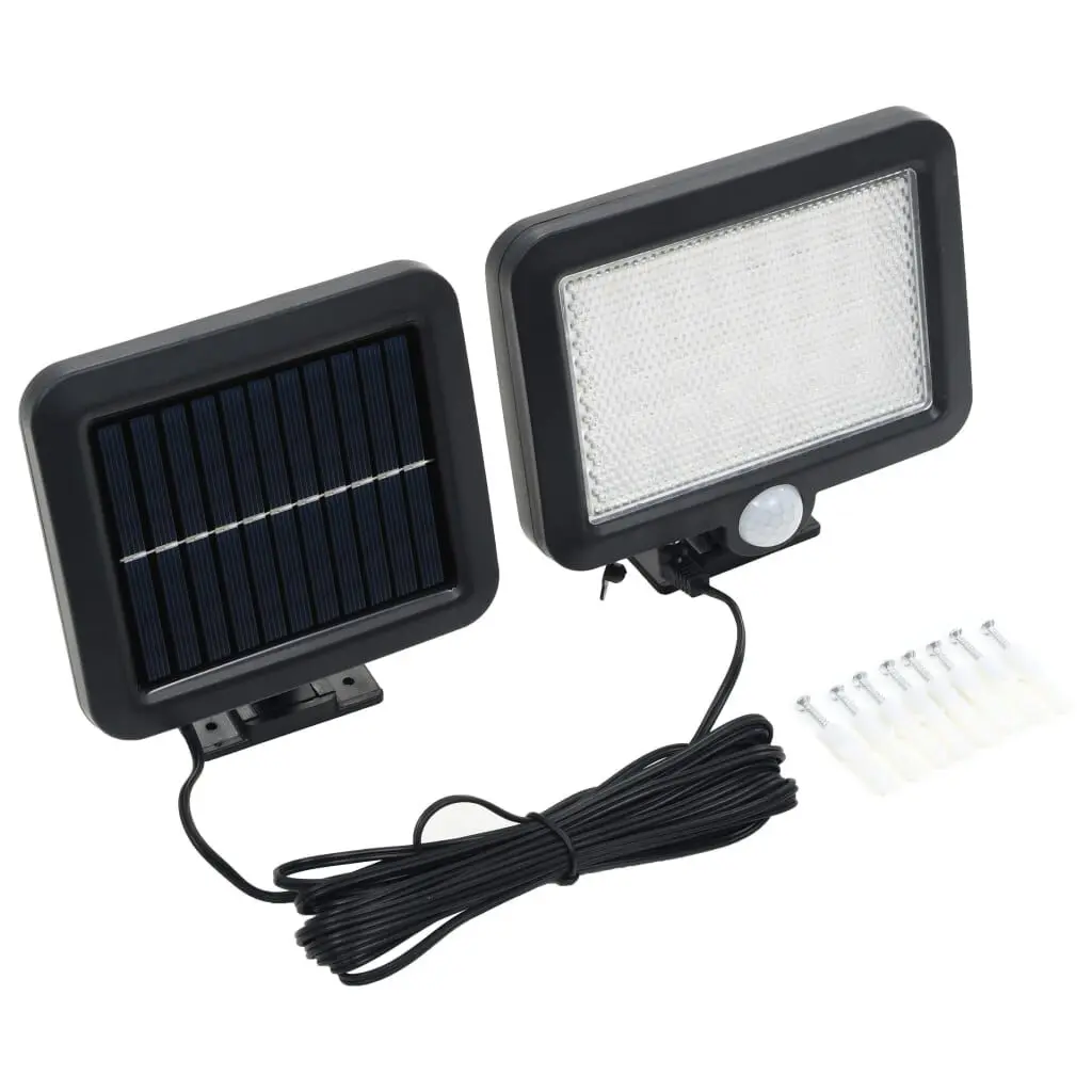 Solar Lamp Motion Sensor LED Lights White Outdoor Security Light