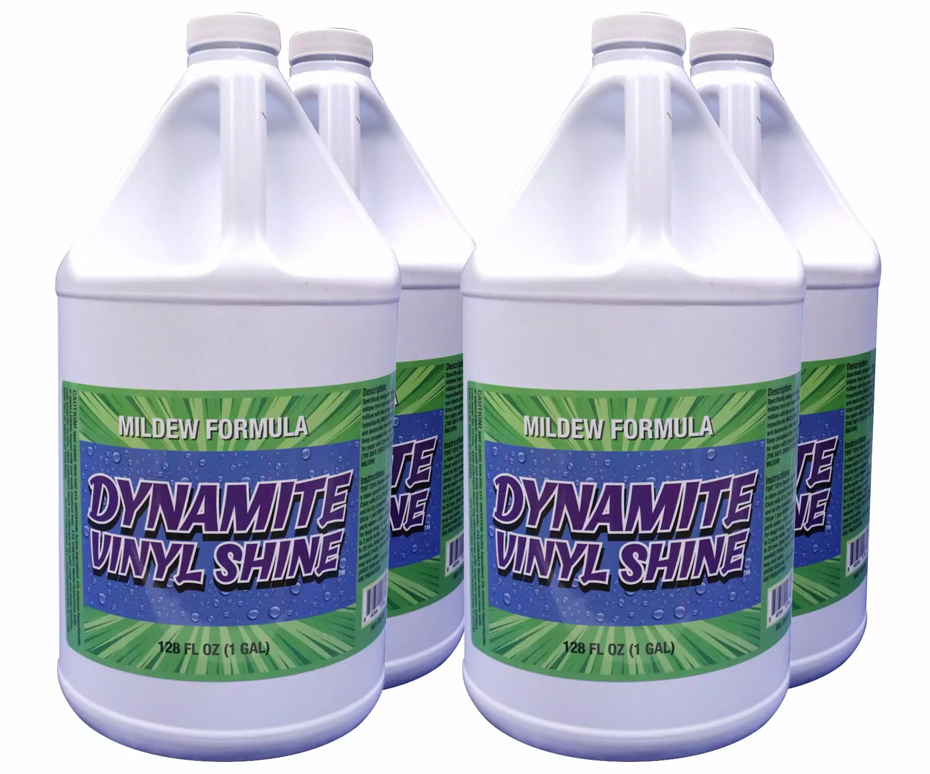 Dynamite Vinyl Shine Mildew Formula Tents Bounce Houses Water Slides 4 Gallons Tentandtable