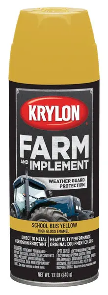 Krylon K01957000 Farm and Implement Spray Paint 12 Oz Aerosol Can