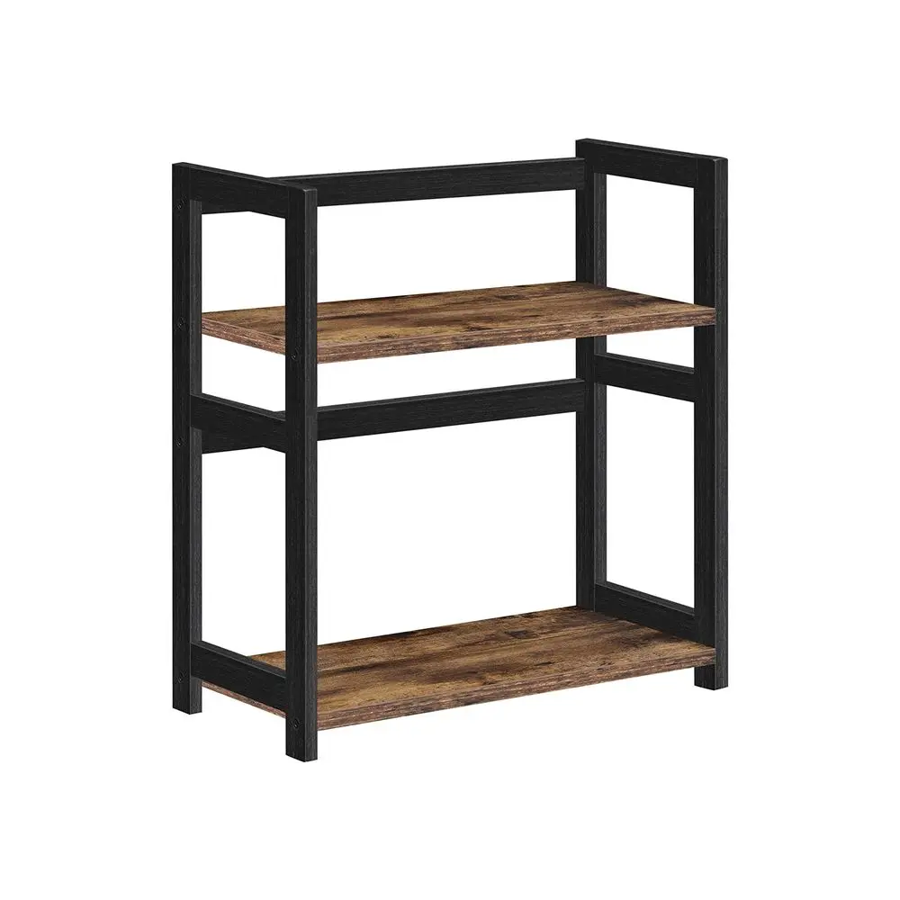 2-Tier Spice Rack Countertop Organizer Kitchen Cabinet or Pantry SONGMICS