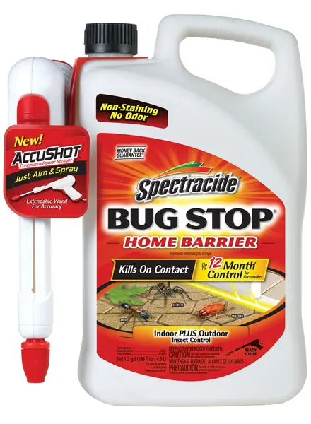Spectracide HG-96380 Bug Stop Home Barrier AccuShot Sprayer Insect Killer Indoor and Outdoor Use