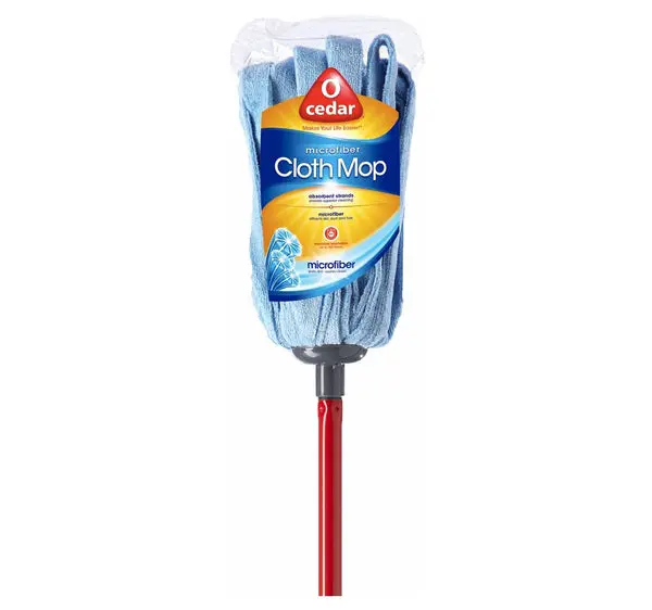 O' Cedar 133582 Microfiber Cloth Mop 56" Telescopic Handle Easy Cleaning