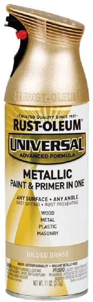 Rust-Oleum 330504 Universal Metallic Paint and Primer Spray 11 Oz DIY Projects